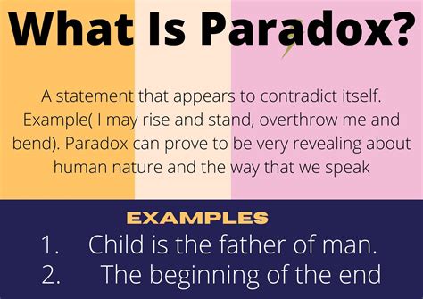 paradox paradox literary term definition