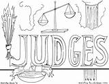 Judges Children Ministry sketch template