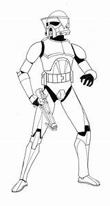 Clone Wars Trooper Coloring Pages Drawing Star Arf Arc Phase Commander Lineart Cody Template Drawings 501st Deviantart Helmet Scout Printable sketch template