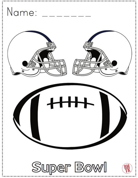 printable super bowl coloring pages printable word searches