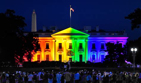 white house does rainbow colors after gay marriage ruling stars react