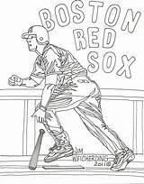 Boston Sox Burrillville sketch template