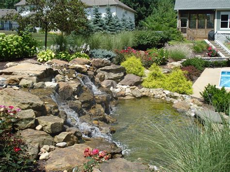 outdoor water feature stone center  indiana