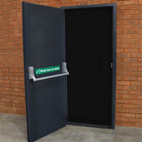 single fire exit door latham s security doorsets