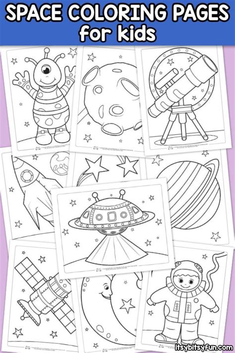 space coloring pages  kids space coloring pages space activities
