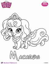 Coloring Palace Princess Pets Macaron Skgaleana Pet sketch template