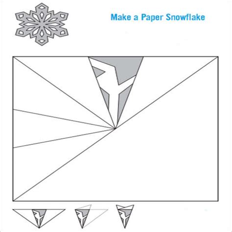 printable snowflake template  customize  print