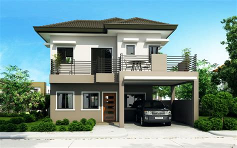 double storey beautiful house plan  home  zone