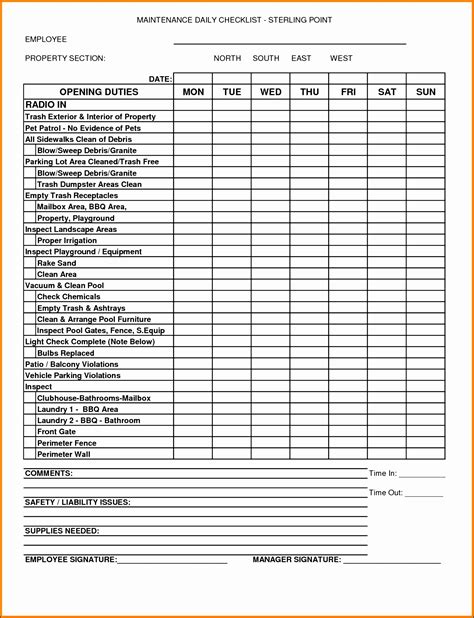 printable activities  daily living checklist
