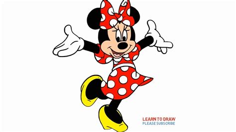 simple minnie mouse drawing  paintingvalleycom explore collection