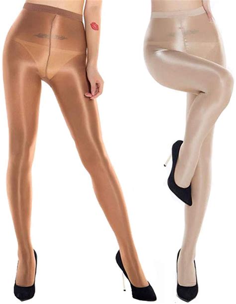 lifevv 70d women s control top dance tights ultra shimmery plus footed
