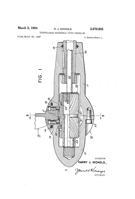 patent  controllable reversible pitch propeller google patents