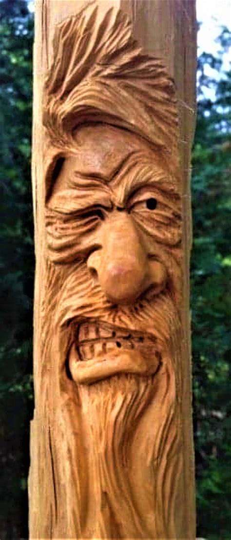 wood spirit carving wood carving faces wood carving art wood carving designs