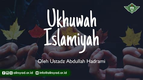 ukhuwah islamiyah alirsyad alislamiyyah