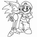 Mario Coloring Pages Toad Bros Getcolorings Printable Brothers Super sketch template