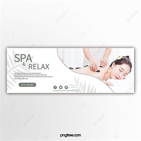 simple spa beauty health promotion banner template   pngtree