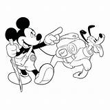 Coloring Camping Pages Mickey Mouse Getcolorings Print Getdrawings sketch template