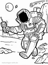Astronaut Malvorlage Astronauten Weltraum Malvorlagen Ausmalbild Weltall Bojanka Svemir Bojanje Seite Raumfahrt Bojanke Stranice sketch template
