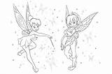 Pages Coloring Fairy Rosetta Tink Getcolorings sketch template