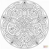 Mandala Coloring Pages Mandalas Celtic Printable Color Adult Colouring Sheets Elegant Para Adults Drawing Crystal Zentangle Zentangles Patterns Book Categories sketch template