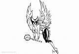 Coloring Pages Hawkgirl Dc Characters Kids Printable sketch template