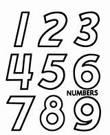 Coloring Numbers Pages Number Library Clipart Preschool sketch template