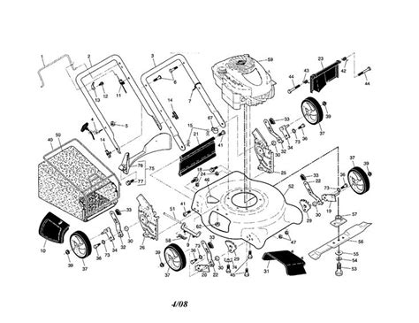Craftsman Mower Parts Model 917388420 Sears Partsdirect Walk