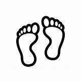 Footprint Baby Drawing Outline Clipart Footprints Coloring Pages Feet Cliparts Clip Patterns Print Kids Sketch Printable Drawings Library Crafts Outlines sketch template