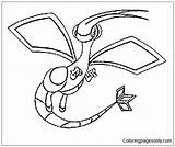 Flygon Pokemon Coloring Pages Online Color sketch template