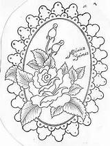 Pergamano Parchment Fleur Patron Verob Carterie Fleurs Stylowi Quilling Patrones sketch template