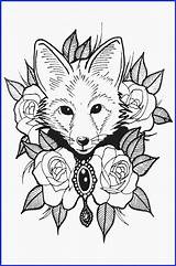 Foxes Zorro sketch template