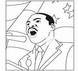 Coloring Luther Martin King Jr Pages Printables Toddlers Print sketch template