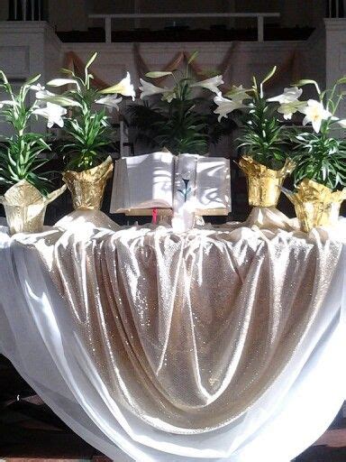 altar table  fabric   draping