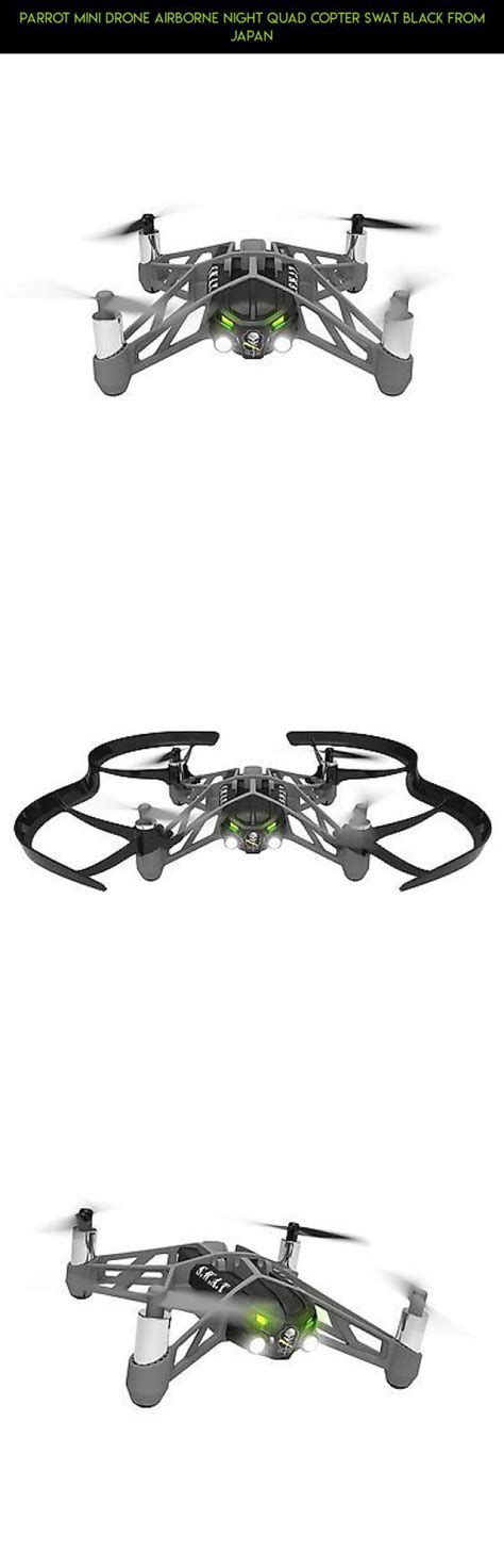 parrot mini drone airborne night quad copter swat black  japan kit parts fpv gadgets