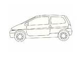 Renault Twingo Coloring Peugeot sketch template