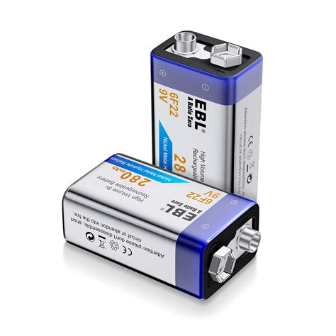 pack rechargeable  batteries   discharge long life eblmall official site