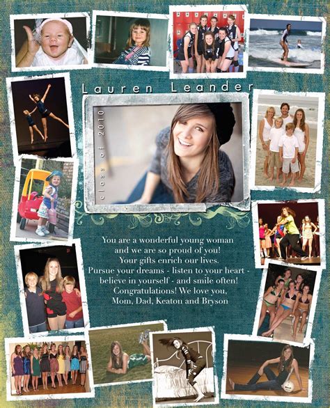 yearbook dedication page template      yearbook ad layout