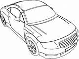 Audi Coloring Pages Car Tt Wecoloringpage Cars Colouring Popular sketch template