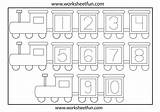 Tracing Worksheets Worksheet Trains Missing Counting Mamvic sketch template