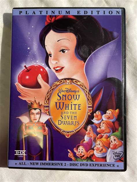 snow white    dwarfs dvd  platinum edition ebay