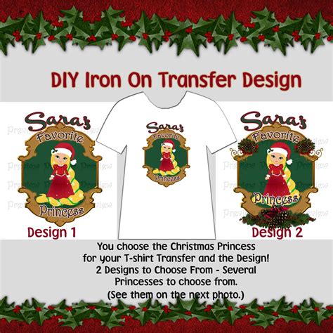 printable christmas iron   shirt transfer diy