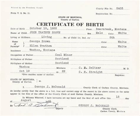 editable birth certificate template  templates ideas