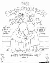 Grandparents Coloring Pages Printable Grandparent National Crafts Grandpa Grandma Happy Fathers Grandfather Cards Activities Print Color Sheets Skiptomylou Lou Skip sketch template