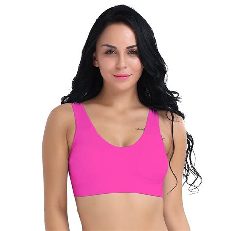 Women S Removable Padded Sports Bras Support Workout Yoga Bra Hot