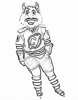 Coloring Pages Nhl Logo Jersey Predators Nashville Hockey Goalie Mask Mascots Devils Drawing Getcolorings Color Printable Getdrawings Template sketch template