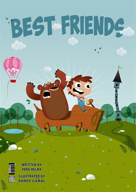 friends childrens book cover  behance