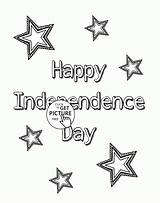 Pages Independence Coloring Kids Happy Wuppsy Printables Celebrate sketch template