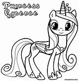 Cadence Pony Cadance sketch template