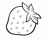 Coloring Strawberry Pages Vegetables Fruits Grapes Berries sketch template