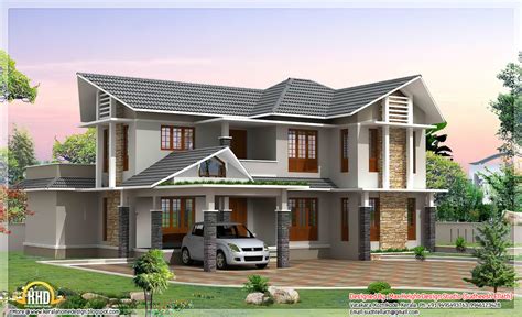 exterior collections kerala home design  views  residential bangalows